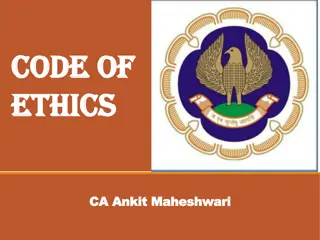 Overview of Ethics, Quality Assurance, and Disciplinary Mechanism in ICAI