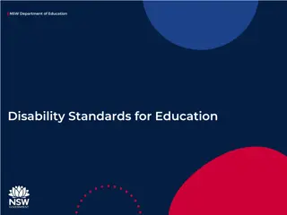 NSW Department of Education Disability Standards Training Overview