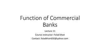Understanding the Functions of Commercial Banks