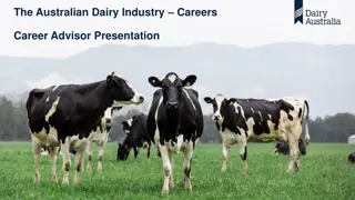 The Australian Dairy Industry – Careers