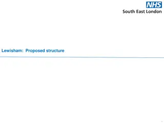 Lewisham:Proposed structure