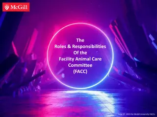 Responsibilities of Facility Animal Care Committee at McGill University