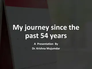Dr. Krishna Mujumdar's 54-Year Journey: A Visual Presentation