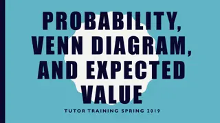 Probability, Venn Diagrams, and Expected Values Training Spring 2019