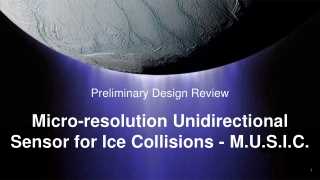 Micro-resolution Unidirectional Sensor for Ice Collisions