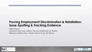 Understanding Employment Discrimination and Retaliation Laws