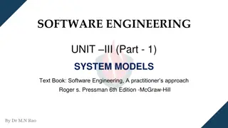 System Models in Software Engineering: A Comprehensive Overview