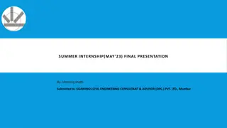 Insights from Summer Engineering Internship on Formwork Stress Distribution