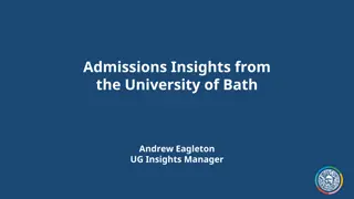 Insights into University of Bath Admissions Trends and Future Outlook