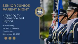 Senior Junior Parent Night - Preparing Graduation & Beyond