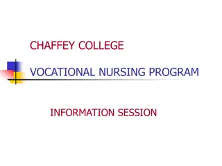 Chaffey College Vocational Nursing Program Information Session