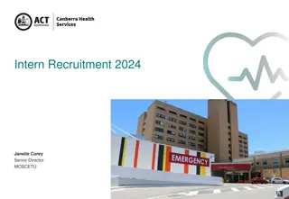 Intern Recruitment 2024: Medical Officer Support & Training at Canberra Health Services