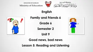 Fun Activities for Reading and Listening Practice in Grade 6 English