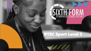 BTEC Sport Level 3 Course Overview and Expectations