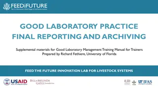 Best Practices for Final Reporting and Archiving in Good Laboratory Management