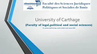Faculty of Legal, Political, and Social Sciences at University of Carthage