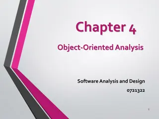 Object-Oriented Analysis and Design Workflow