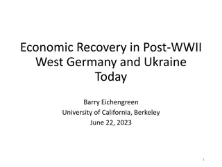 Economic Recovery Strategies: Lessons from Post-WWII Germany and Ukraine Today