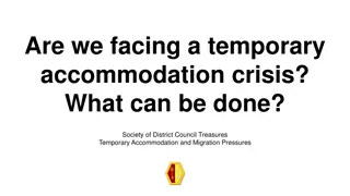 Addressing the Temporary Accommodation Crisis and Migration Pressures