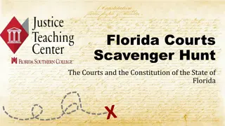 Exploring the Florida Constitution: A Scavenger Hunt