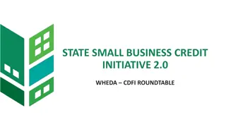 WHEDA State Small Business Credit Initiative 2.0 Overview