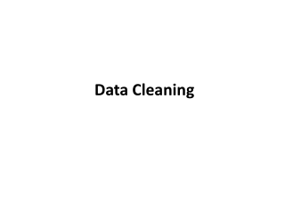 Data Cleaning