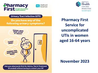Pharmacy First Service for Uncomplicated UTIs in Women Aged 16-64 - November 2023