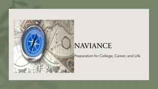 Naviance: College & Career Preparation Overview