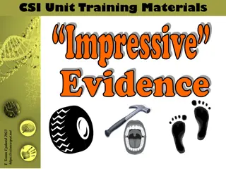 Understanding Impression Evidence Collection in CSI Investigations