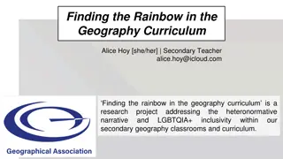 Exploring LGBTQ+ Representation in School Geography Curriculum