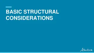 BASIC STRUCTURAL CONSIDERATIONS.