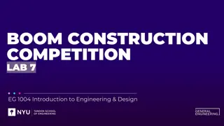 BOOM CONSTRUCTION COMPETITION  LAB 7