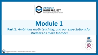 Ambitious Math Teaching and Expectations for Students as Learners