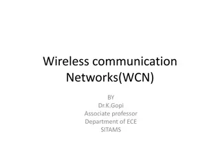 Understanding Wireless Communication Networks by Dr. K. Gopi at SITAMS