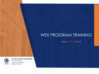 Fulton County WEX Program Training Guidelines