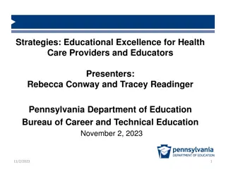 Educational Excellence in Health Care: Strategies for Providers and Educators