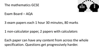 Strategies for Success in Mathematics GCSE Exams