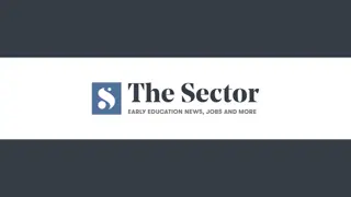 Early Childhood Jobs  -The Sector