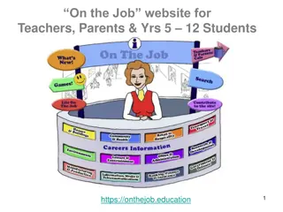 On the Job Website for Teachers, Parents & Students - Interactive Learning Platform
