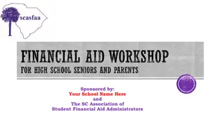 Comprehensive Financial Aid Workshop for High School Seniors and Parents