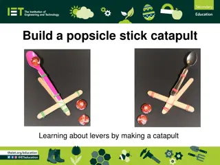 Exploring Levers Through Building a Popsicle Stick Catapult