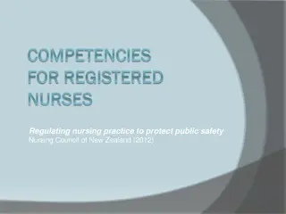 Competencies and Scope of Practice for Registered Nurses in New Zealand