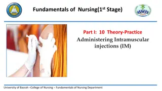 Fundamentals of Nursing: Administering Intramuscular Injections