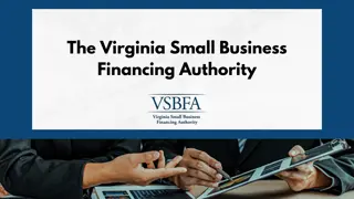 Virginia Small Business Financing Authority - Fiscal Overview 2020-2024