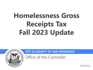 San Francisco Business Tax Revenue Forecast Update Fall 2023