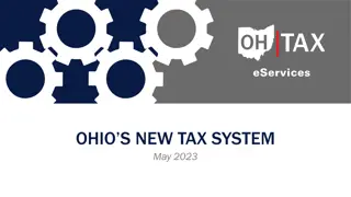 Ohio's New Tax System Overview May 2023