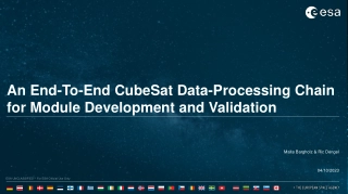 An End-To-End CubeSat Data-Processing Chain