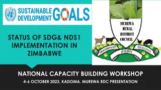 Progress in Implementing SDGs and NDS1 in Zimbabwe: National Capacity Building Workshop Insights
