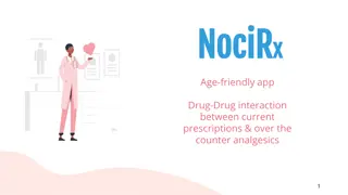 Age-Friendly App: Managing Drug-Drug Interactions Between Prescriptions and OTC Analgesics