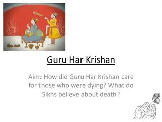Guru Har Krishan and Sikh Beliefs about Death